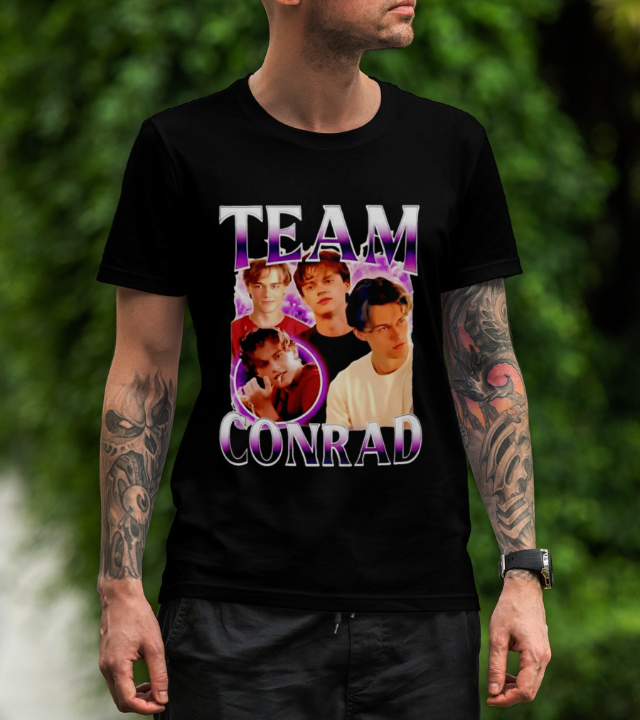 Team Conrad Fan Favorite Characters Collage 90s T-Shirt