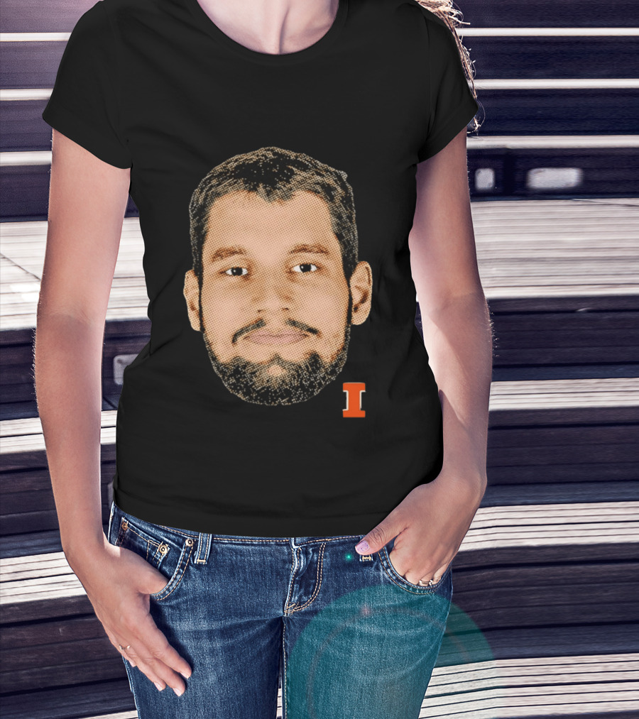 Tomislav Ivisic Illinois Fighting Illini Big Head I T-Shirt