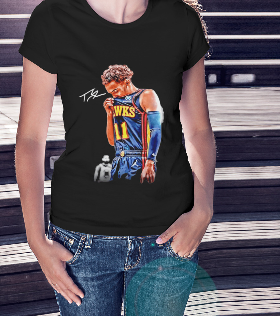 Trae Young Hawks 11 Signature Basketball Jersey 2026 T-Shirt