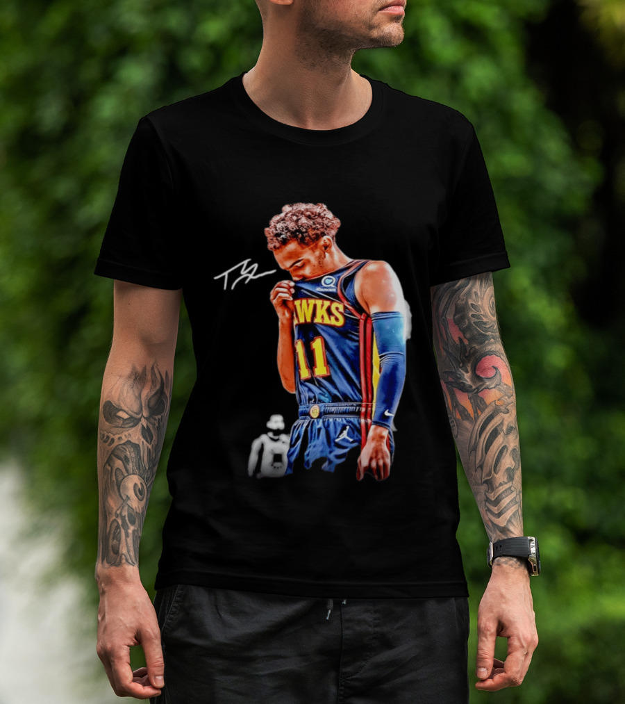 Trae Young Hawks 11 Signature Basketball Jersey 2026 T-Shirt