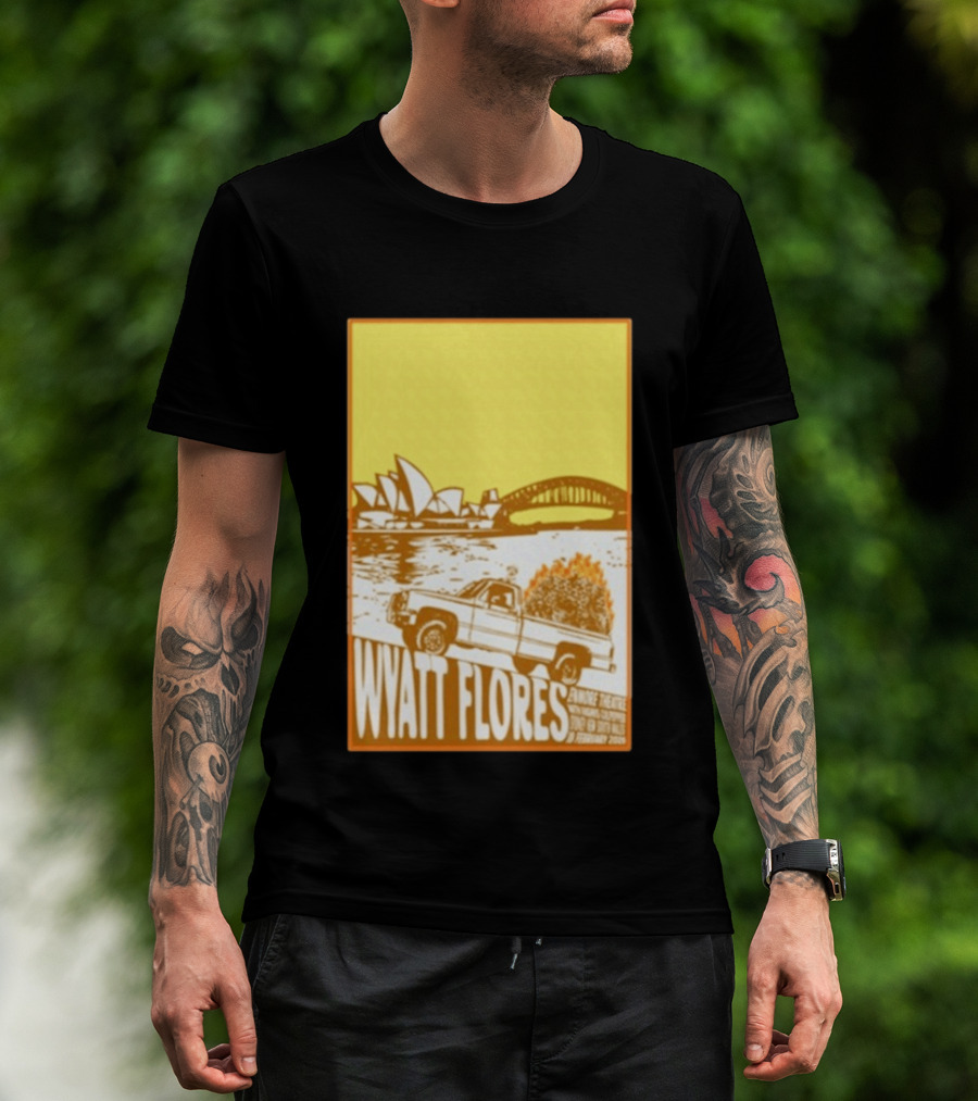 Wyatt Flores Sydney Opera House February 18 2026 Retro Truck Art New South Wales T-Shirt