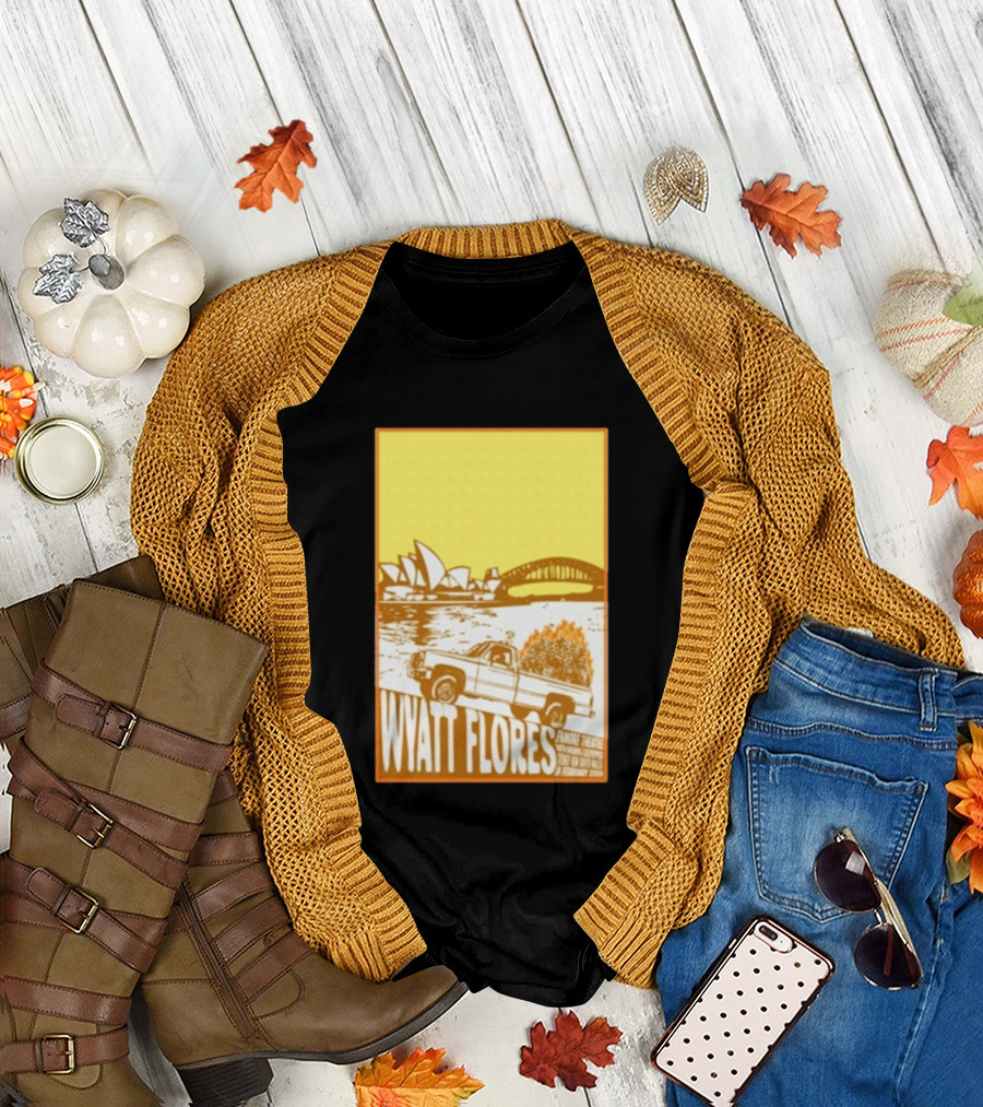 Wyatt Flores Sydney Opera House February 18 2026 Retro Truck Art New South Wales T-Shirt