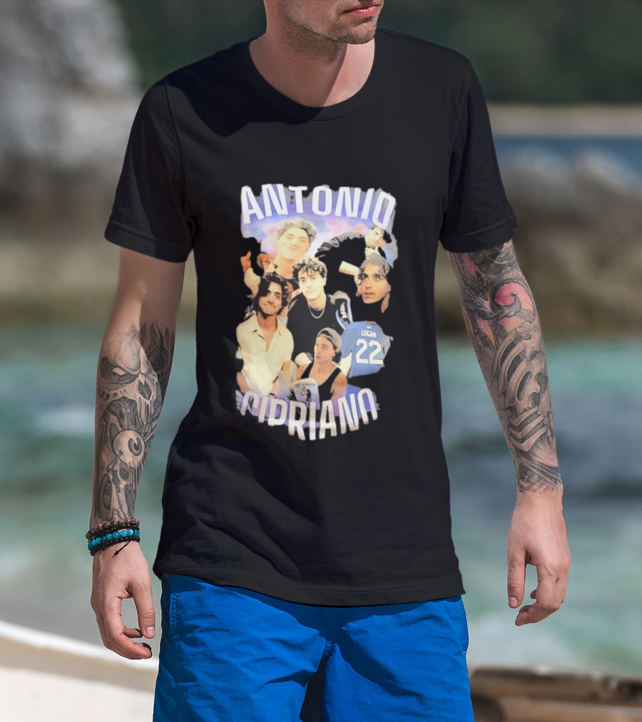 Antonio Cipriano Collage With Logan 22 T-Shirt