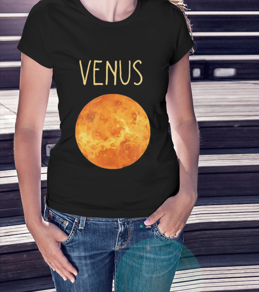 Venus Camiseta Planet Solar System T-Shirt