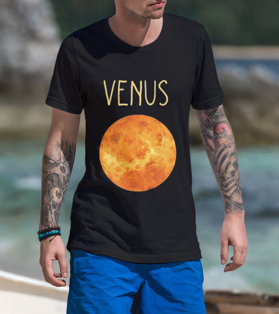 Venus Camiseta Planet Solar System T-Shirt