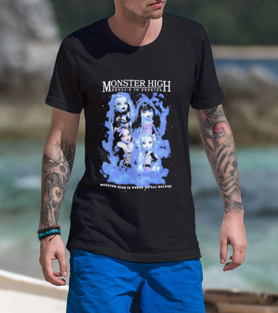 Monster High Skull's In Session Where We All Belong T-Shirt
