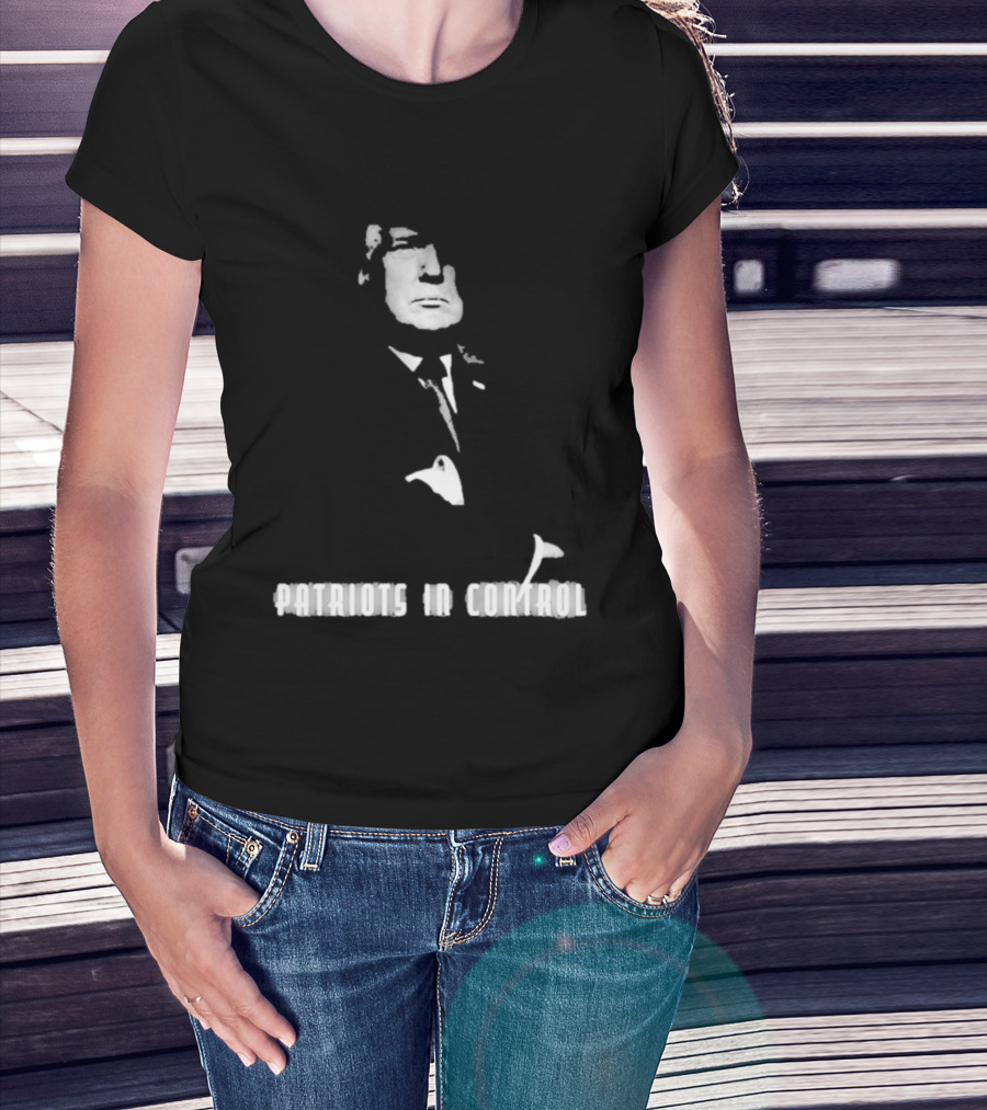 Patriots In Control Trump Image T-Shirt
