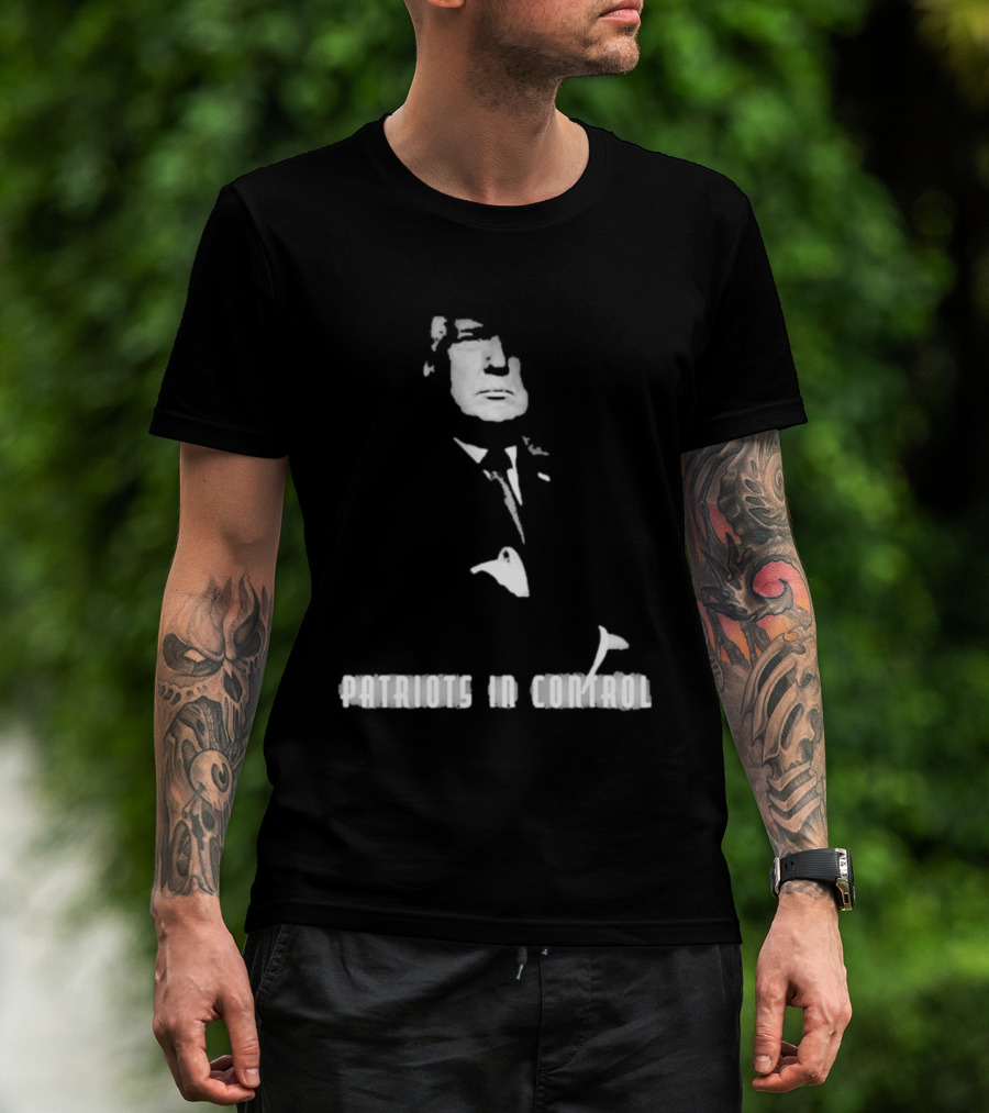 Patriots In Control Trump Image T-Shirt
