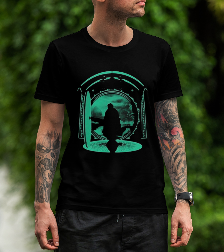 Hobbit Doorway Middle Earth Fantasy Adventure T-Shirt