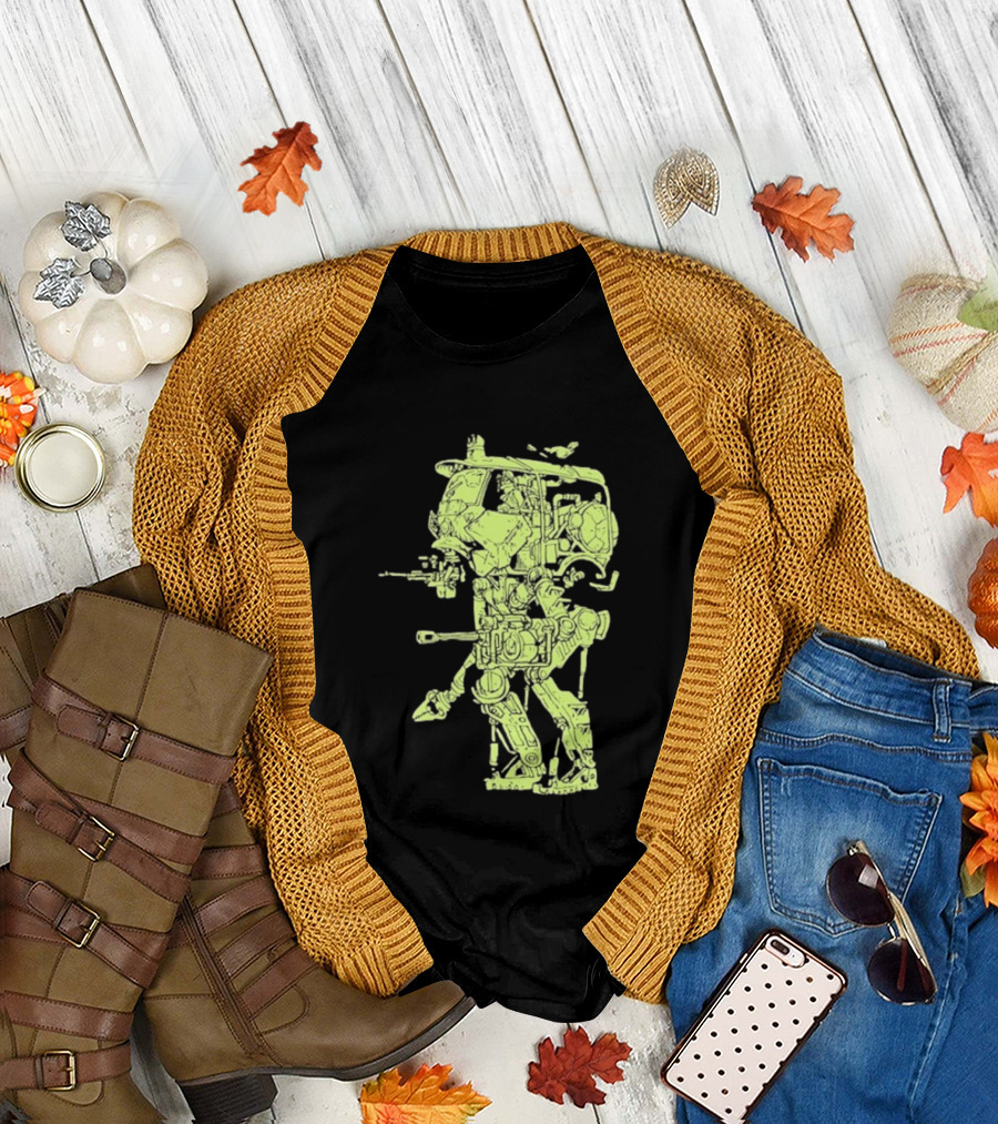 Wolf Parade Thin Mind Mech Walker Concept T-Shirt