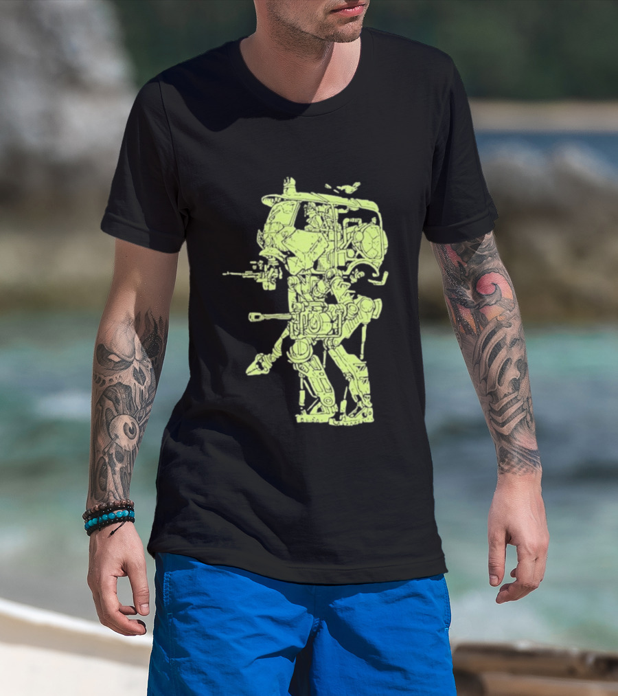 Wolf Parade Thin Mind Mech Walker Concept T-Shirt