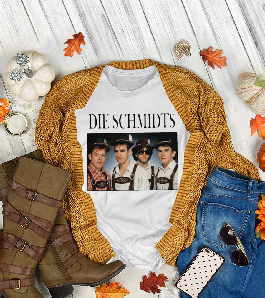 Die Schmidts Oktoberfest Band Photo Bavarian Outfit T-Shirt
