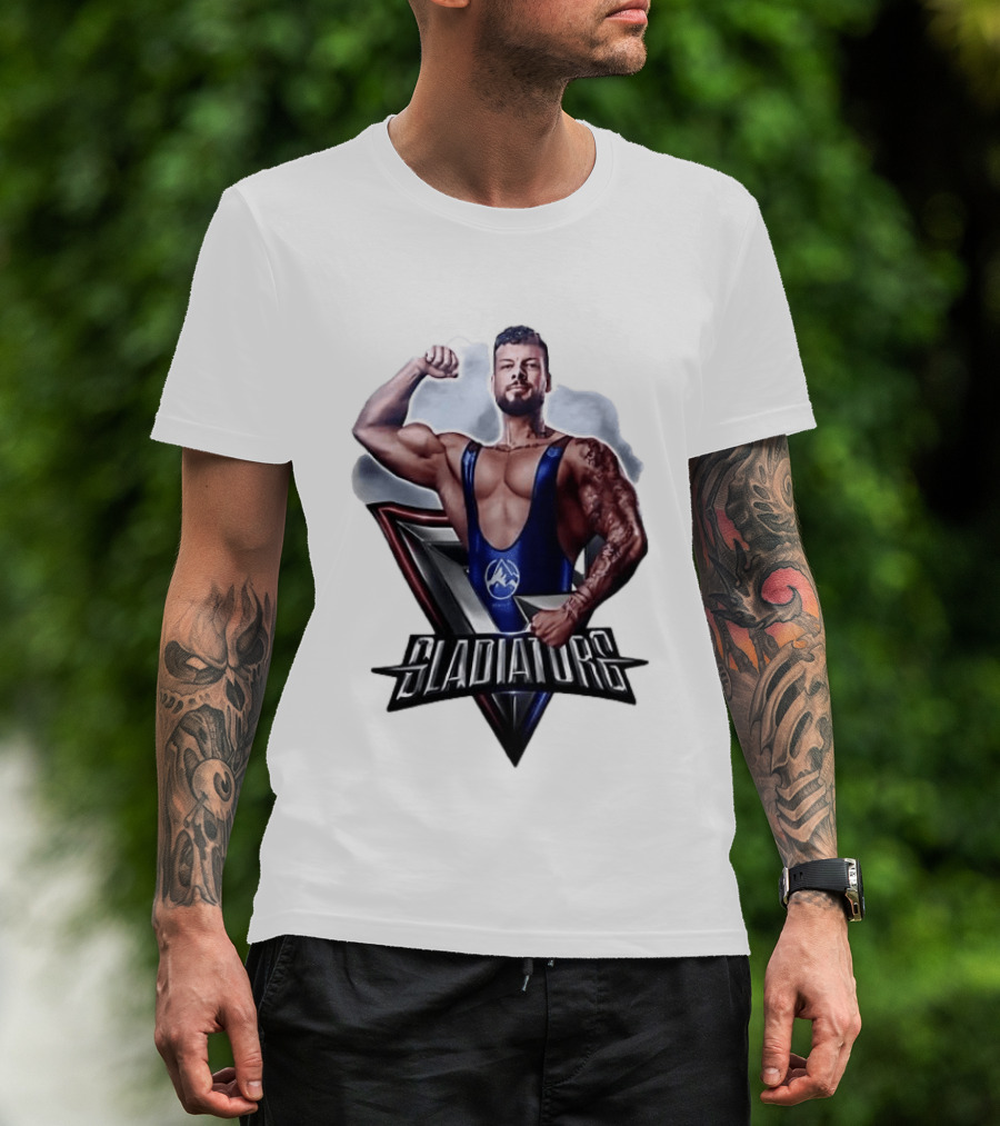 Gladiators TV Series Iconic Bodybuilder Pose T-Shirt
