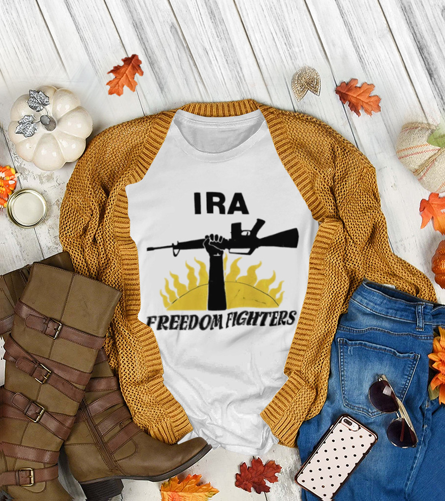 IRA Freedom Fighters Rifle Sunburst T-Shirt