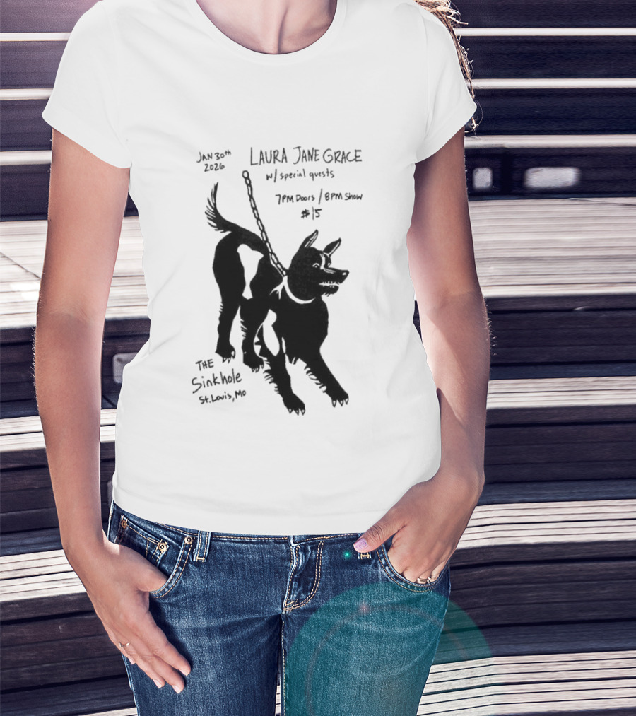 Laura Jane Grace With Special Guests The Sinkhole St Louis MO January 30 2026 T-Shirt