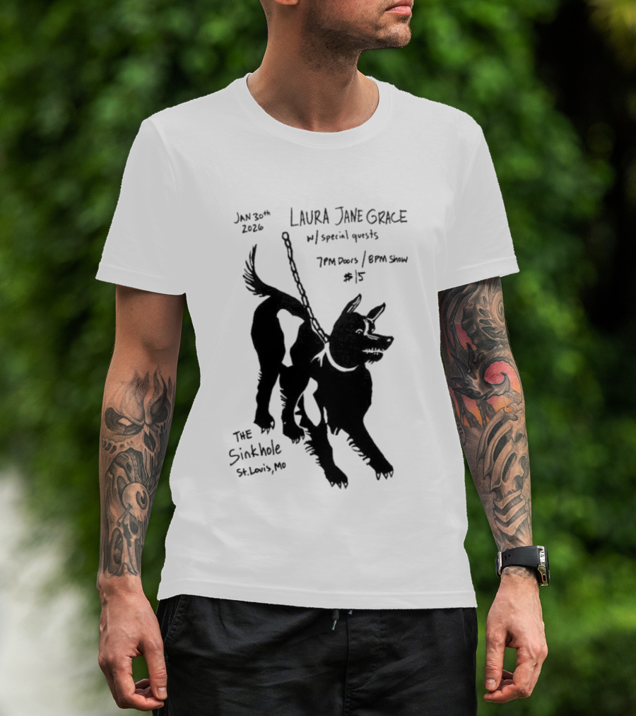 Laura Jane Grace With Special Guests The Sinkhole St Louis MO January 30 2026 T-Shirt