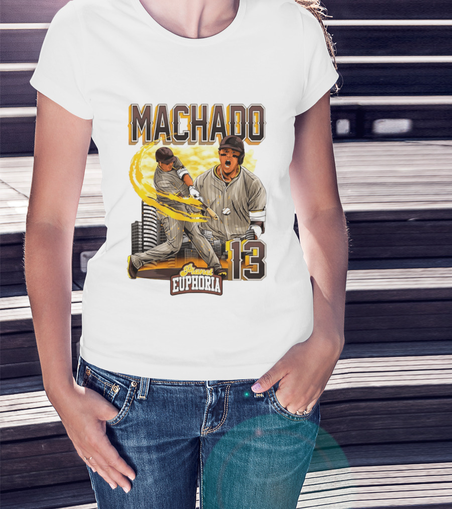 Manny Machado 13 San Diego Padres Planet Euphoria T-Shirt