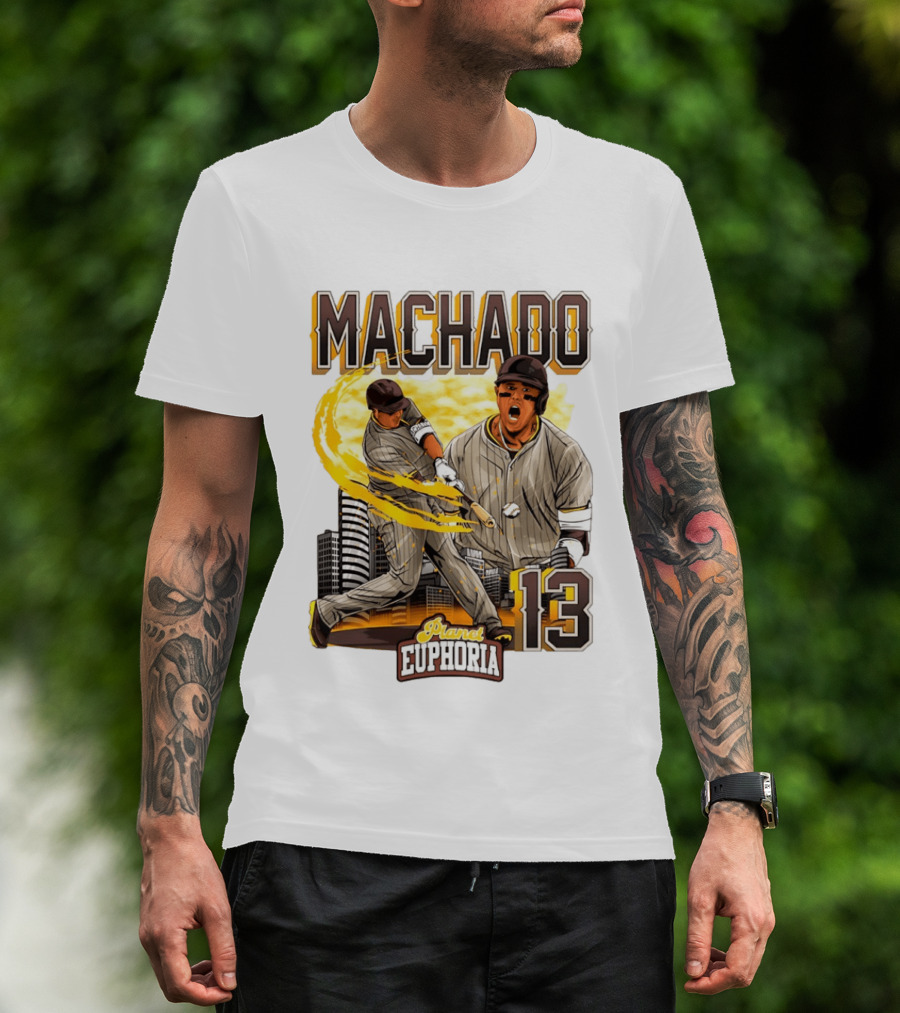 Manny Machado 13 San Diego Padres Planet Euphoria T-Shirt
