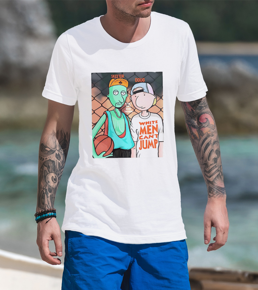 Skeeter Doug Basketball White Men Can't Jump Cartoon Characters T-Shirt