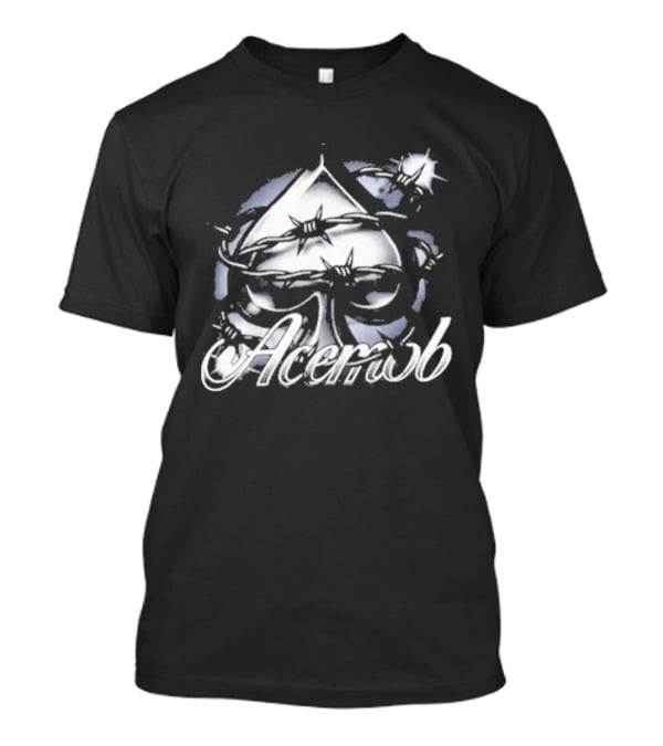Ace Mob Heart Of Thorns Spade Symbol And Starburst T-Shirt