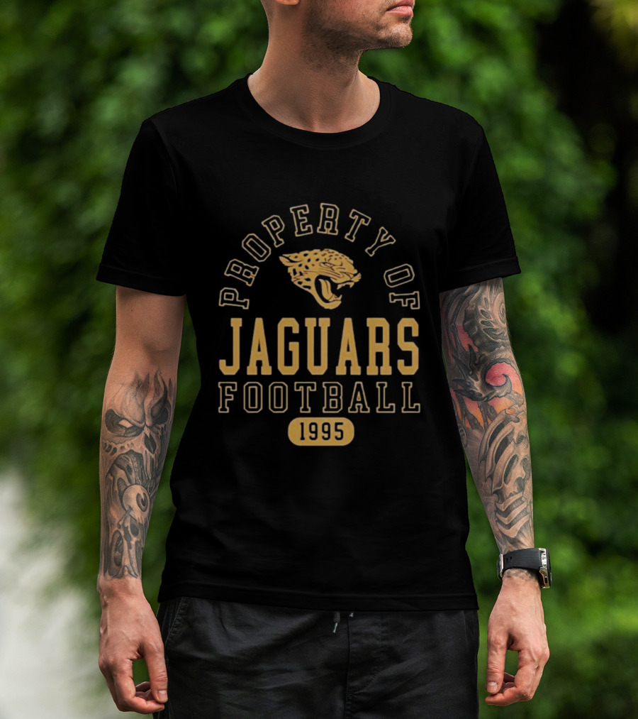 Property Of Jaguars Football 1995 T-Shirt