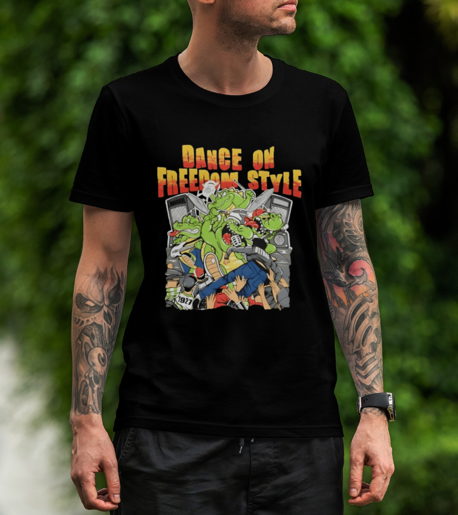 Dance On Freedom Style 1927 Energetic Party Crocodiles T-Shirt