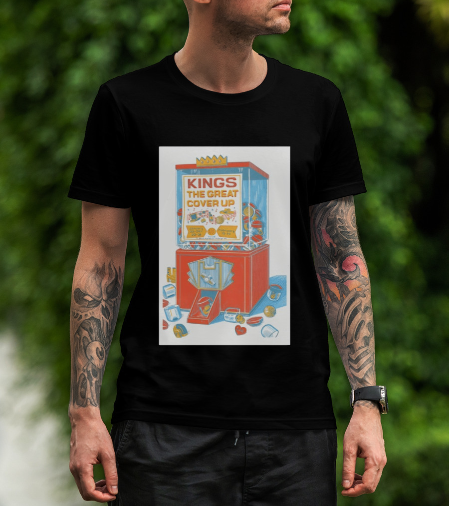 Kings The Great Cover Up January Raleigh NC 2026 February 2027 T-Shirt