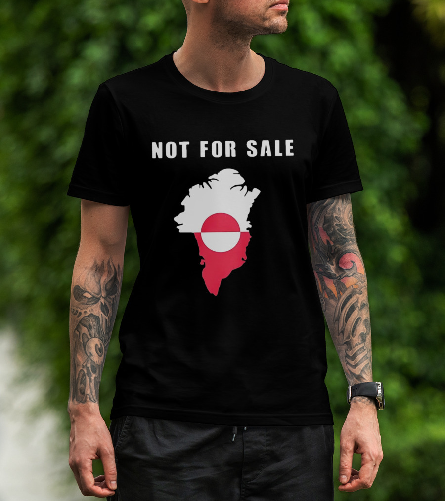 Greenland Map Not For Sale Flag T-Shirt