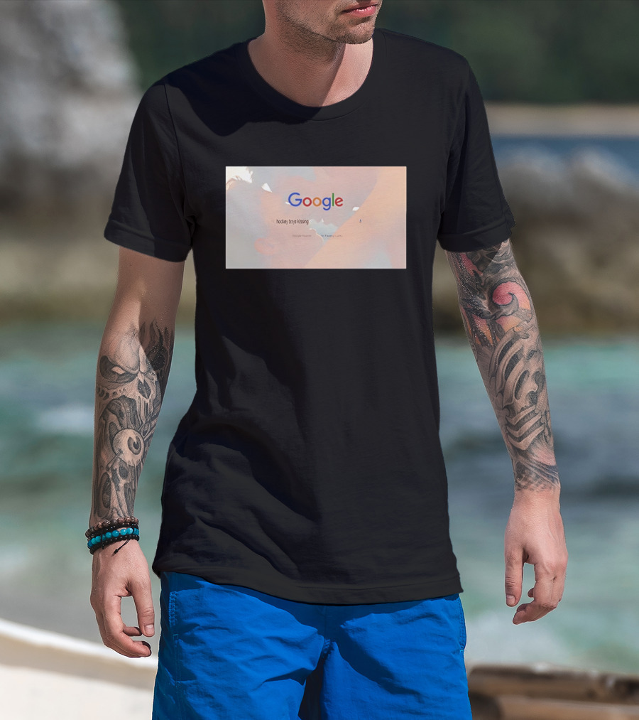 Google Shane And Ilya Hockey Boys Kissing Page T-Shirt