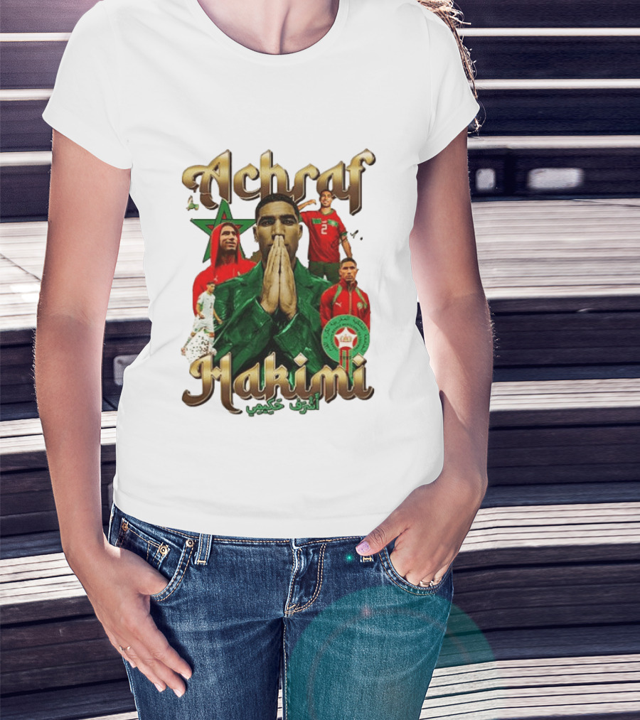 Achraf Hakimi Morocco National Team World Cup 2026 T-Shirt