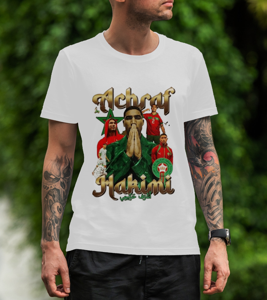 Achraf Hakimi Morocco National Team World Cup 2026 T-Shirt