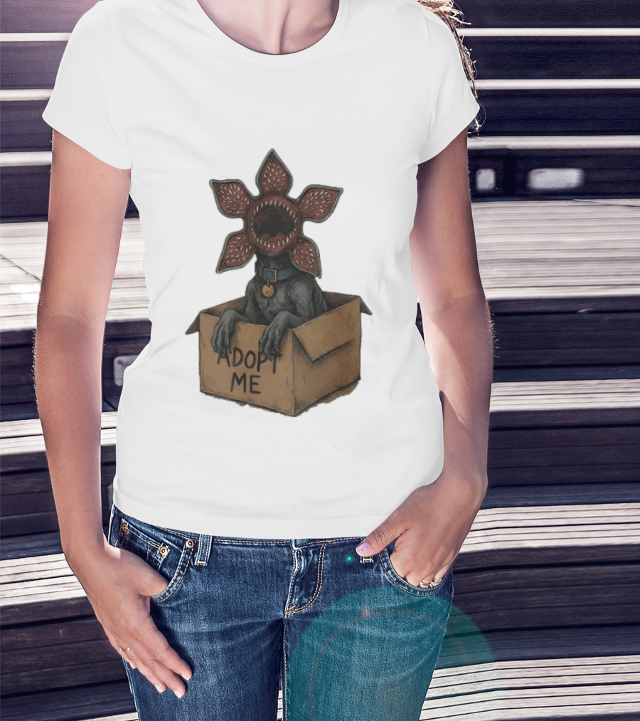 Adopt A Demogorgon Adopt Me Stranger Things Pet Box T-Shirt