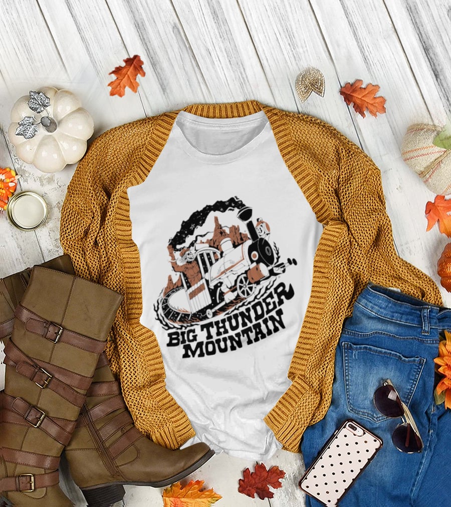 Big Thunder Mountain Railroad Skeleton Train Adventure T-Shirt