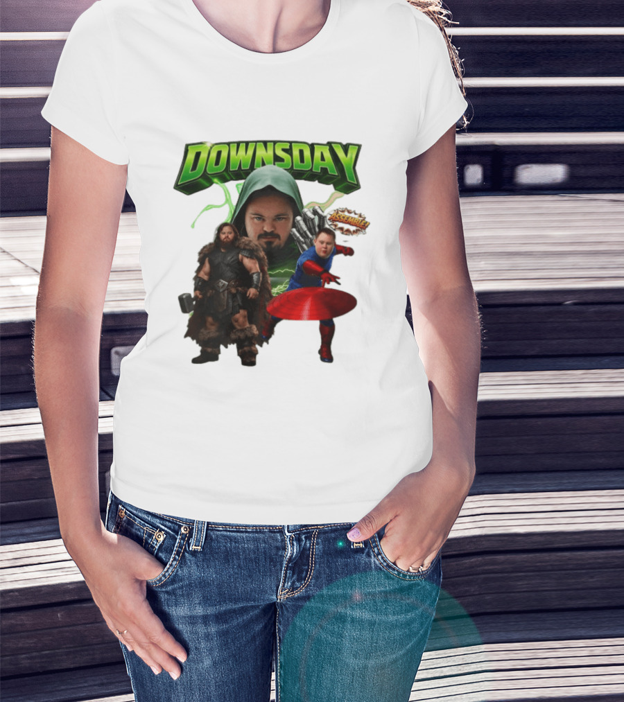 Downsday Assemble Superhero Team Avengers T-Shirt