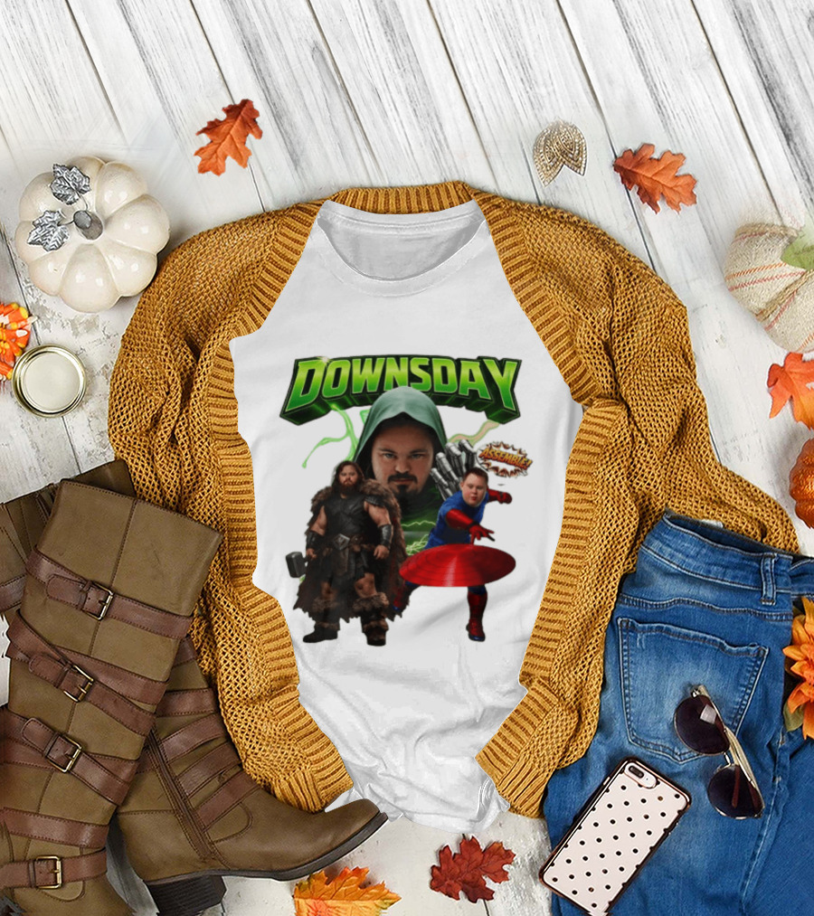 Downsday Assemble Superhero Team Avengers T-Shirt