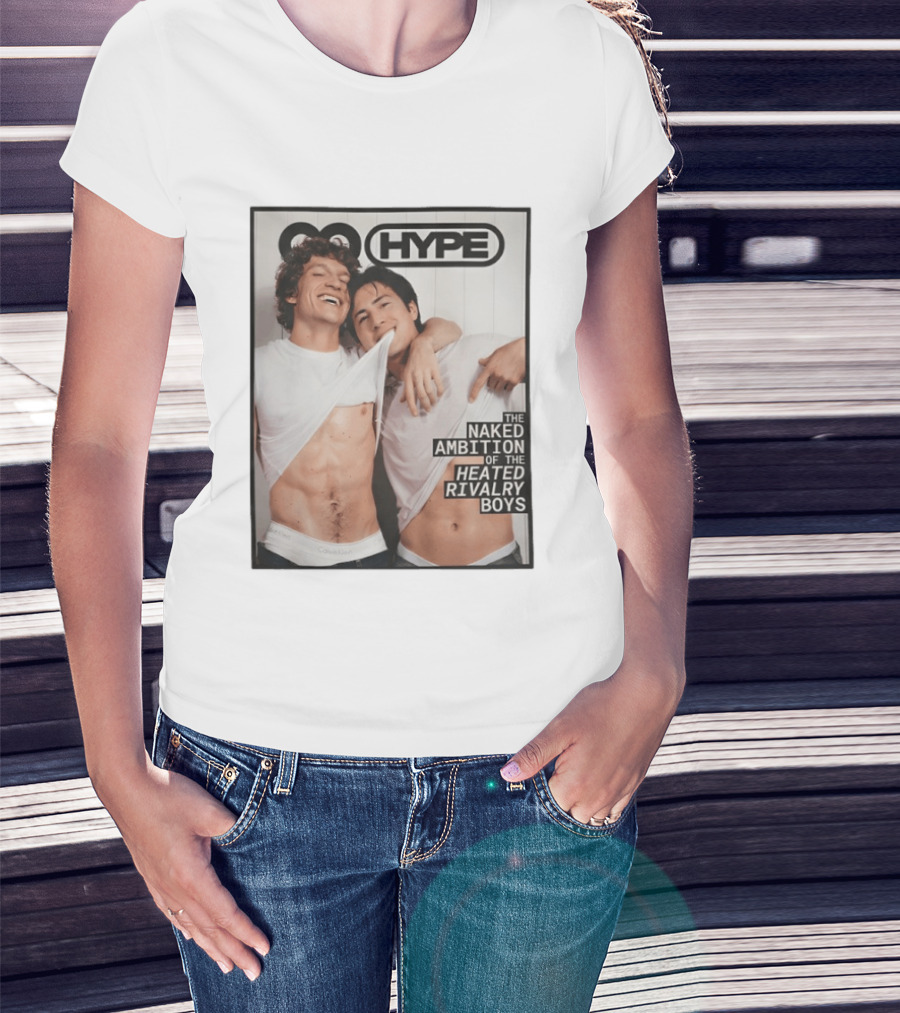 HYPE The Naked Ambition Of The Heated Rivalry Boys Shane X Rozanov T-Shirt