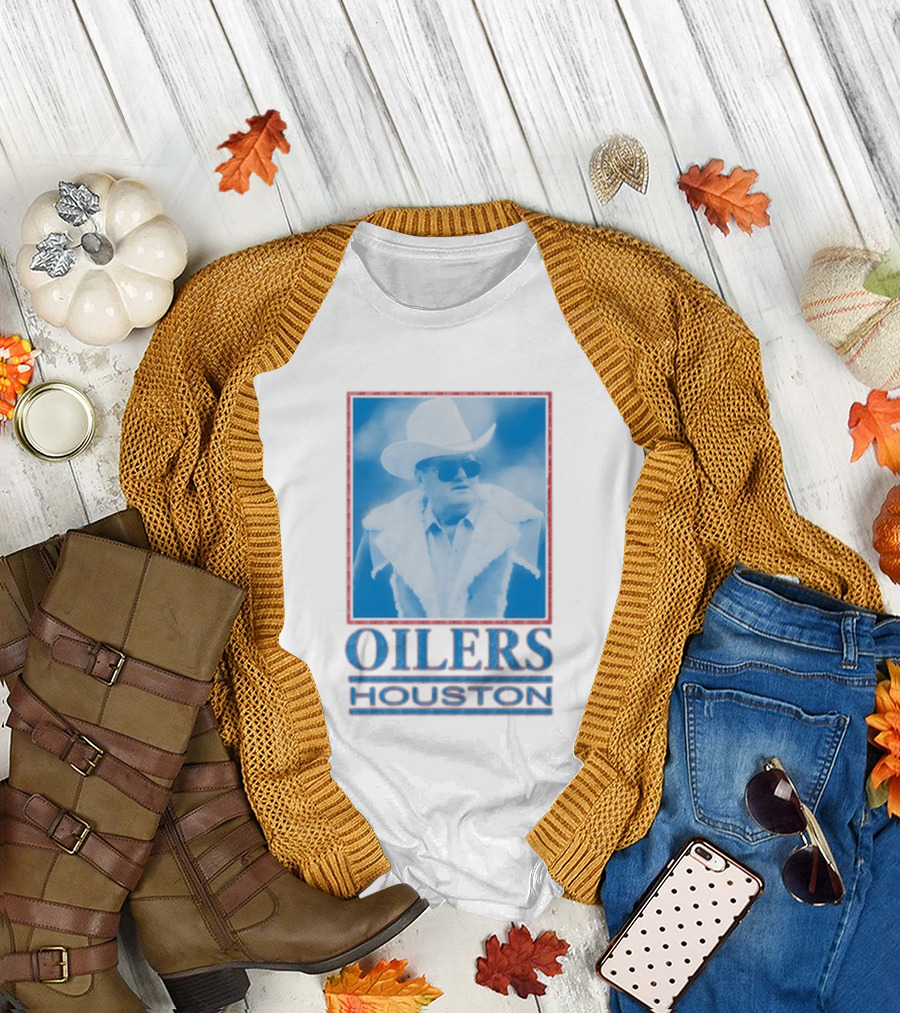 Houston Oilers Coach Bum Phillips T-Shirt