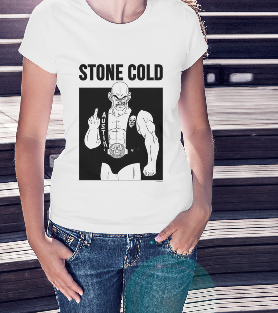 Stone Cold Nappa Gesture Iconic Fusion T-Shirt