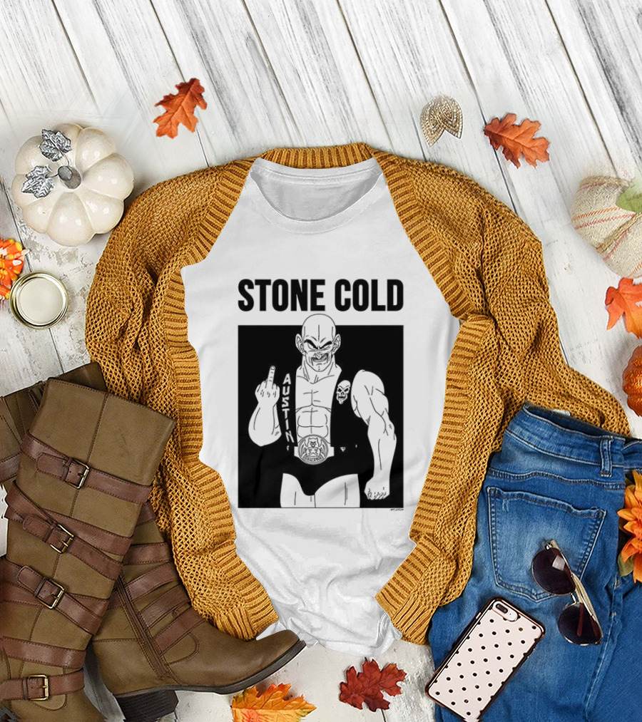 Stone Cold Nappa Gesture Iconic Fusion T-Shirt
