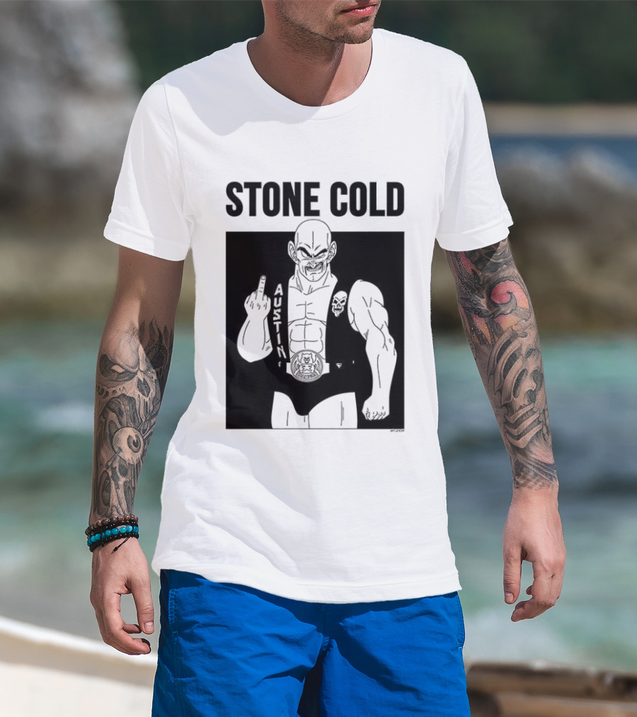 Stone Cold Nappa Gesture Iconic Fusion T-Shirt