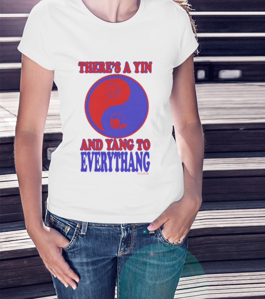 Yin Yang Duality With Angel Devil T-Shirt