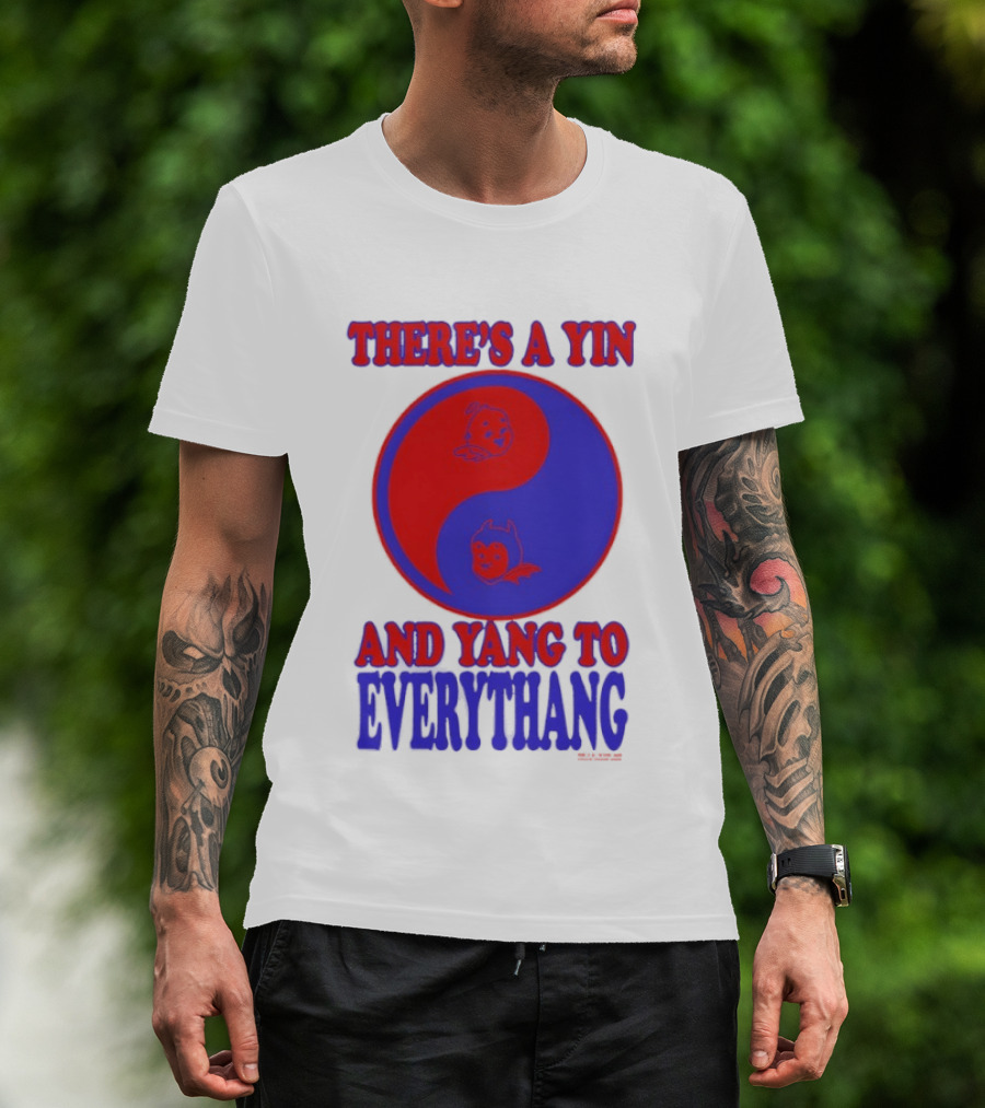 Yin Yang Duality With Angel Devil T-Shirt