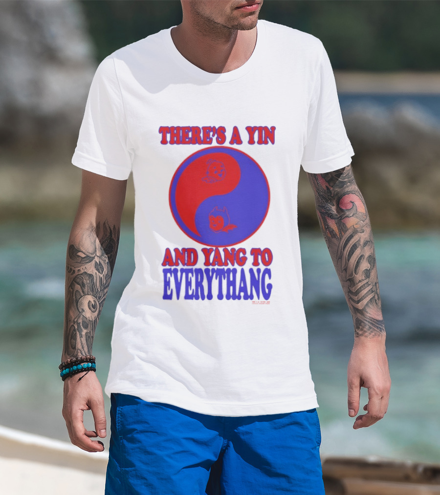 Yin Yang Duality With Angel Devil T-Shirt