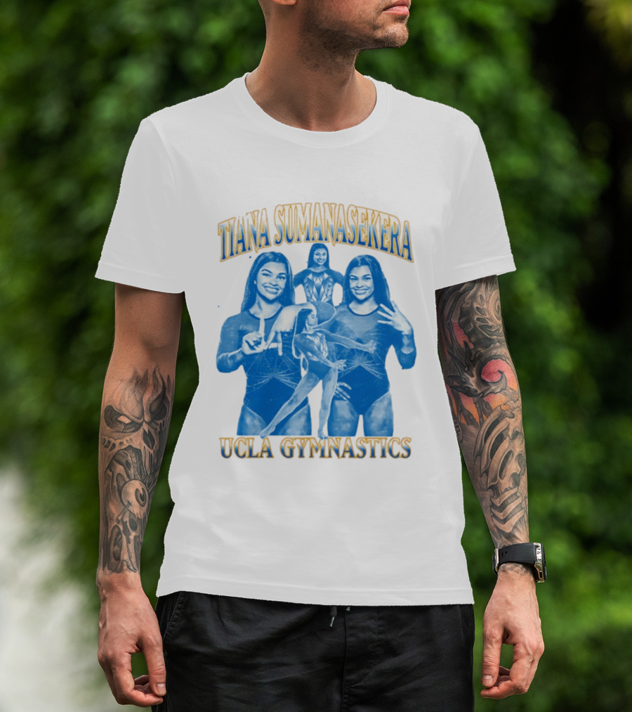 Tiana Sumanasekera UCLA Gymnastics Performance T-Shirt