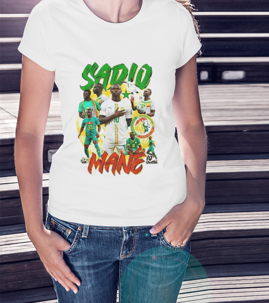 Sadio Mané Senegal National Football Team 10 2026 T-Shirt
