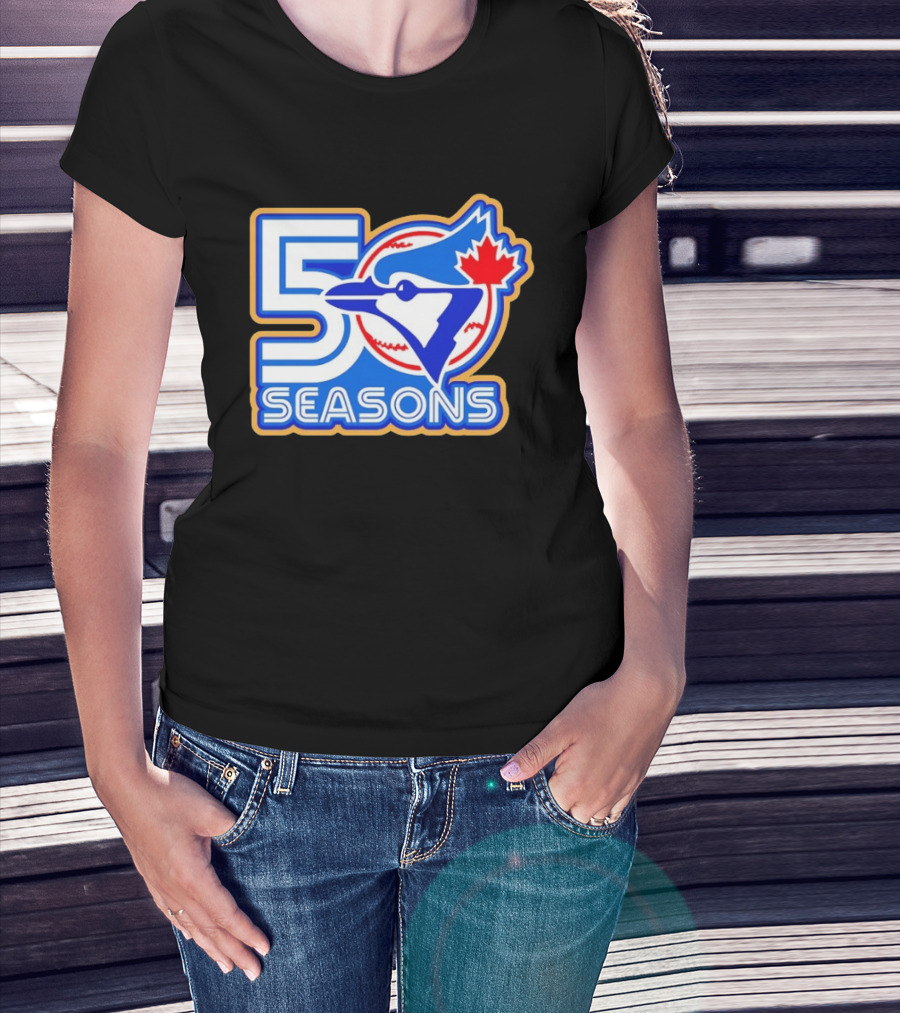Blue Jays 50 Seasons Anniversary Celebration T-Shirt
