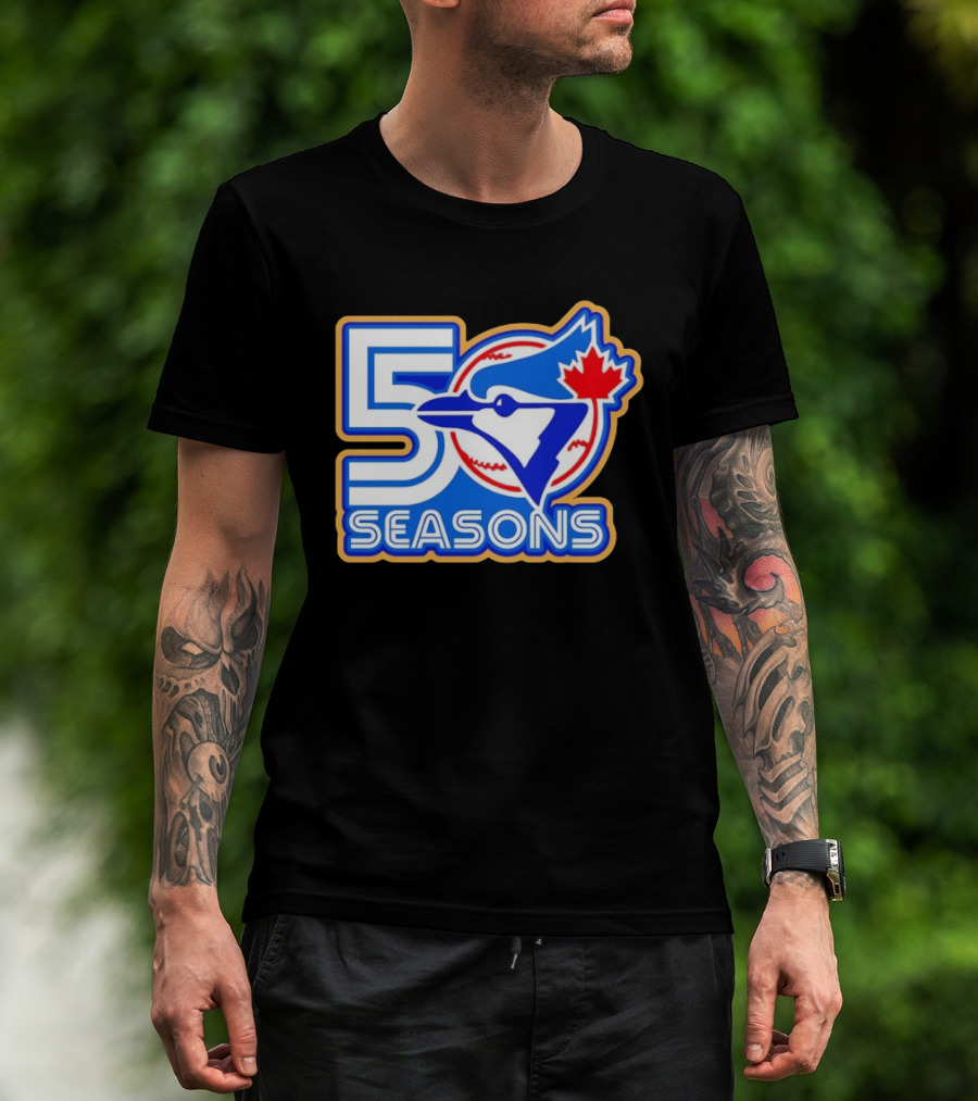 Blue Jays 50 Seasons Anniversary Celebration T-Shirt