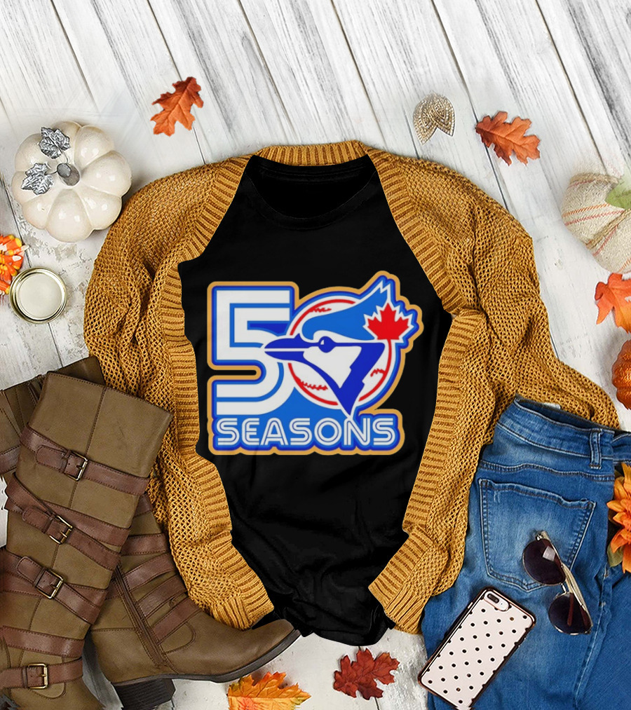 Blue Jays 50 Seasons Anniversary Celebration T-Shirt