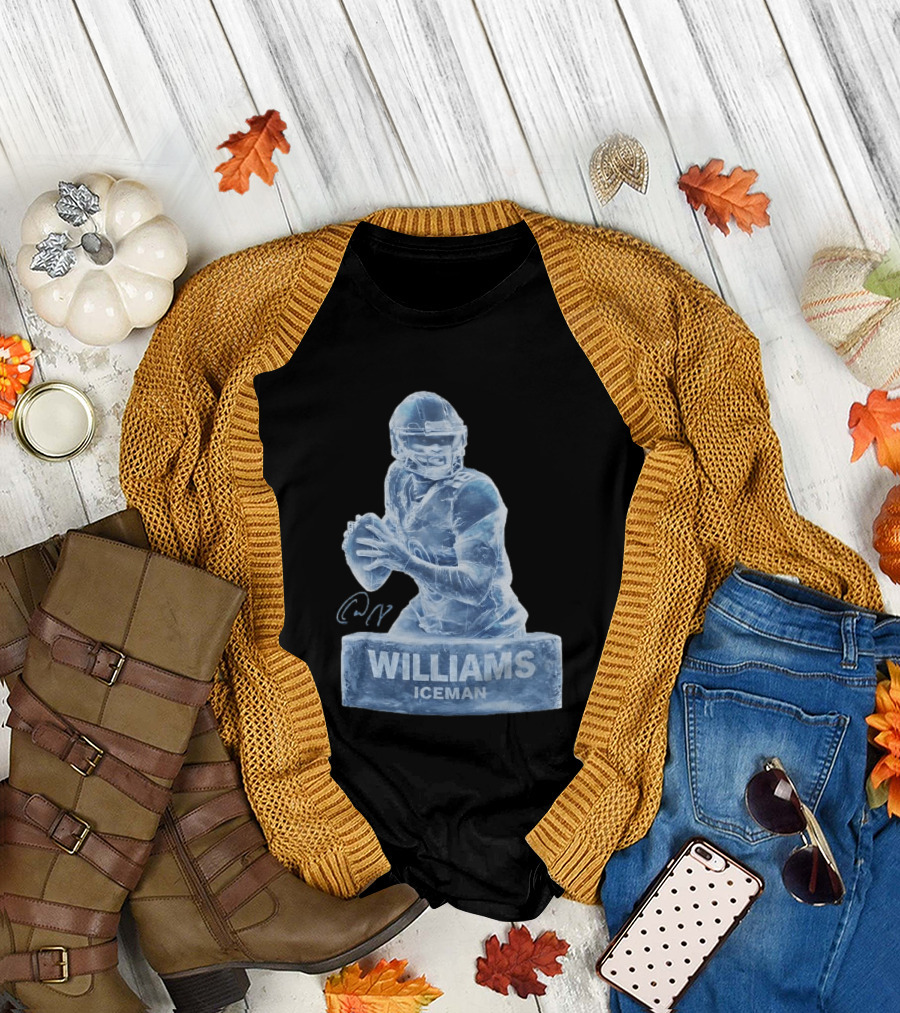 Williams Iceman Chicago Bears Sculpture T-Shirt