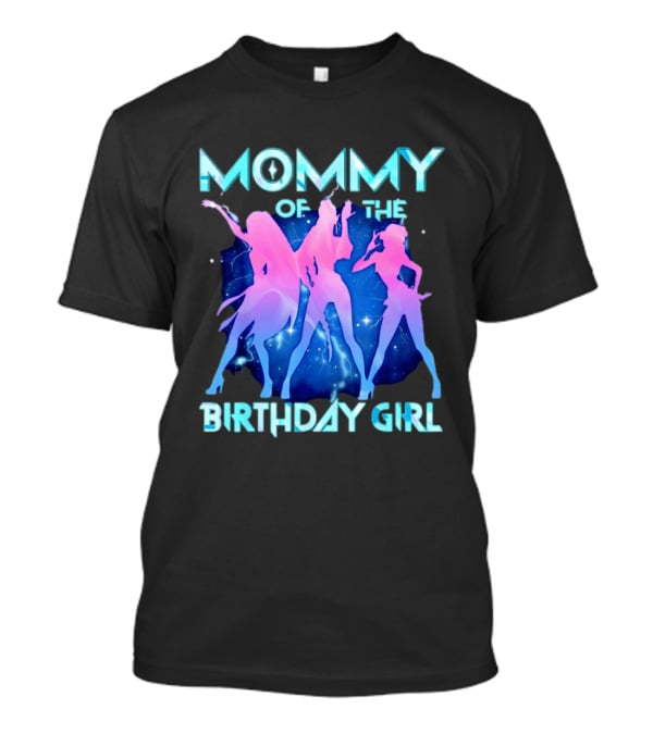 Mommy Of The Birthday Girl Kpop Family Matching Party T-Shirt